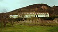 Abbaye de Marbach ancien narthex, mur d'enceinte avec portes, emprise au sol