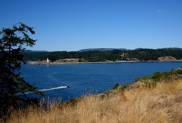 Entrance to Esquimalt Harbour from CFB Esquimalt