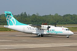 Ehemalige ATR 42-320 der Air Bagan