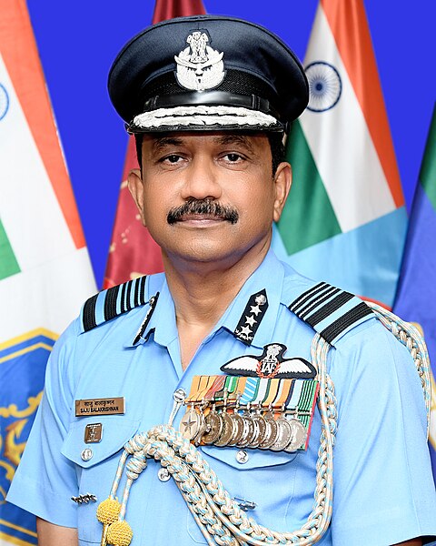 File:Air Marshal Saju Balakrishnan AVSM, VM, Commander-In-Chief, Andaman & Nicobar Command.jpg