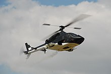 Vrtulník Bell 222 používaný při natáčení