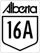 Highway 16A marker