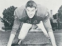 Hall of Fame defensive tackle Alex Karras made the Pro Bowl four times during the 1960s. Alex Karras 1961 (cropped).jpg