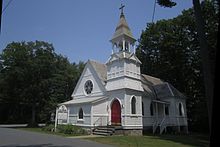 Semua Orang-Orang Kudus Gereja Episkopal, Round Lake Baru York.jpg