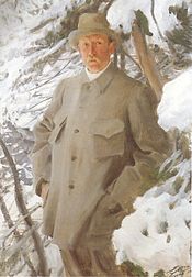 Retrato de B. Liljefosh por A. Zorn