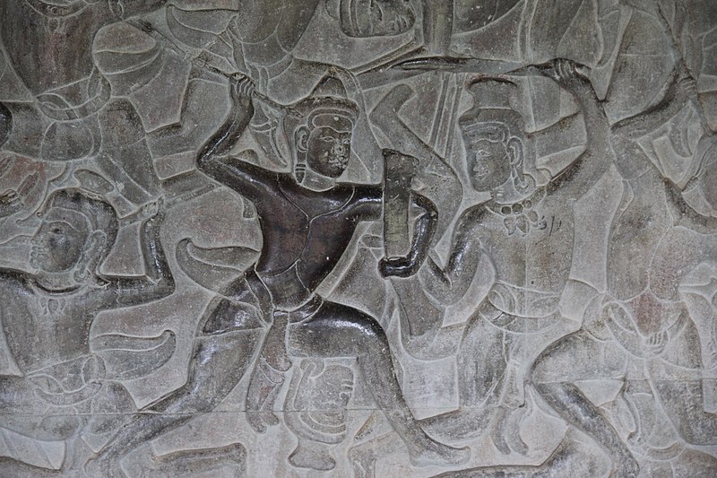 File:Angkor Wat bas-reliefs (9727347739).jpg