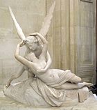 Aмур и Психея (Поцелуй Амура). 1788—1793. Мрамор. Лувр, Париж
