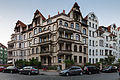 Deutsch: Wohnhäuser an der Gabelsbergerstraße im Stadtteil List von Hannover. English: Apartment houses located at Gabelsbergerstrasse in List quarter of Hannover, Germany.