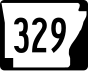 Highway 329 marker