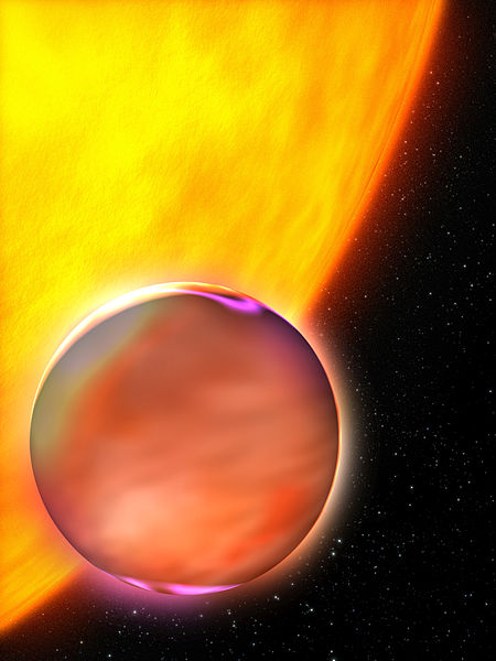 Fichier:Artist's Concept of Extrasolar Planet's Hazy Atmosphere.jpg