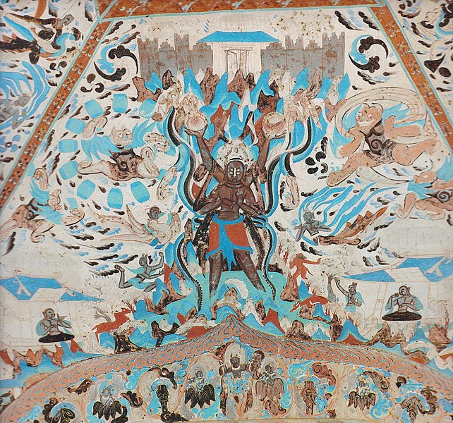 File:Asura in 249th cave of Mogao Caves1.jpg