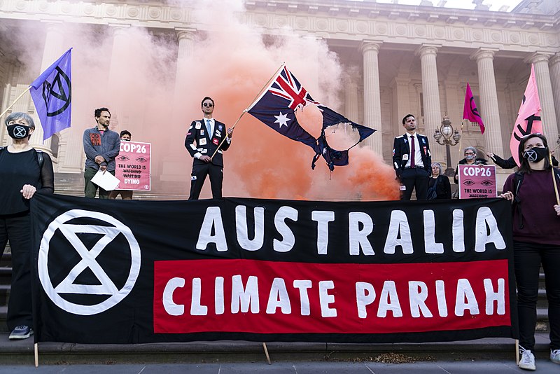 File:Australia Climate Pariah - Flag Burning Action (51645897701).jpg