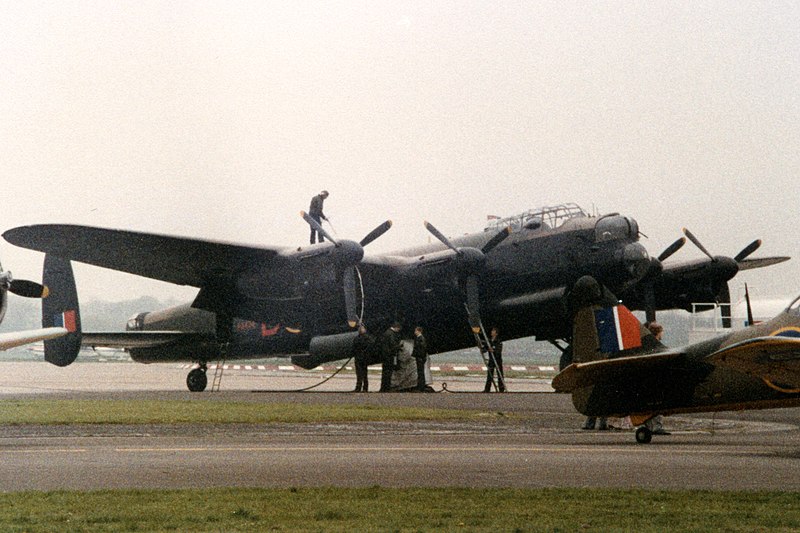 File:Avro Lancaster parked.jpg