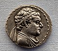 Baktria - king Heliokles I - 145-130 BC - silver tetradrachm - bust of Heliokles I - Zeus - München SMS 01