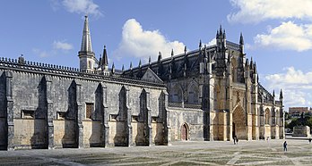 Lo monastèro de Batalha (Portugal). (veré dèfenicion 12 272 × 6 552*)