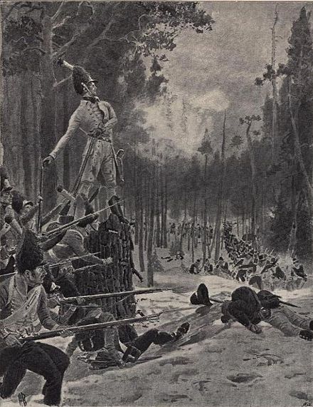 The Battle of Trangen during the Dano–Swedish War, 1808–1809. The Norwegians fought bravely and defeated the Swedes.
