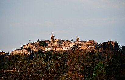 Come arrivare a Belforte Del Chienti con i mezzi pubblici - Informazioni sul luogo