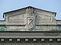 Symbol of Dalarna above main entrance