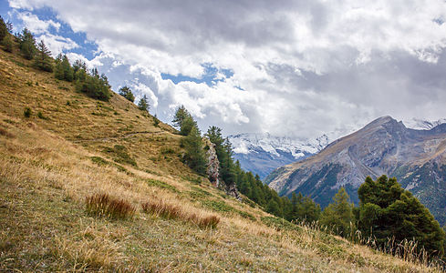 mountain hiking tour in Cogne Valley on 14. Sept.