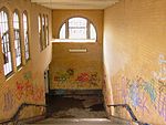 Berlin pedestrian tunnel at Kaulsdorf train station.JPG