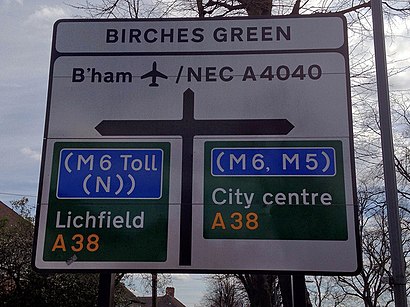 How to get to Birches Green with public transport- About the place