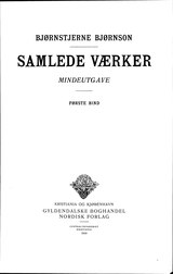 Bjørnson - Samlede værker mindeutgave vol 1.djvu