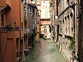 Bologna, il canale delle Moline (oltre la "Finestrella")