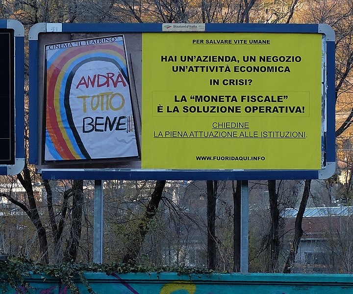 File:Bolzano, Italy - via Macello - Moneta fiscale - Fiscal Money.jpg