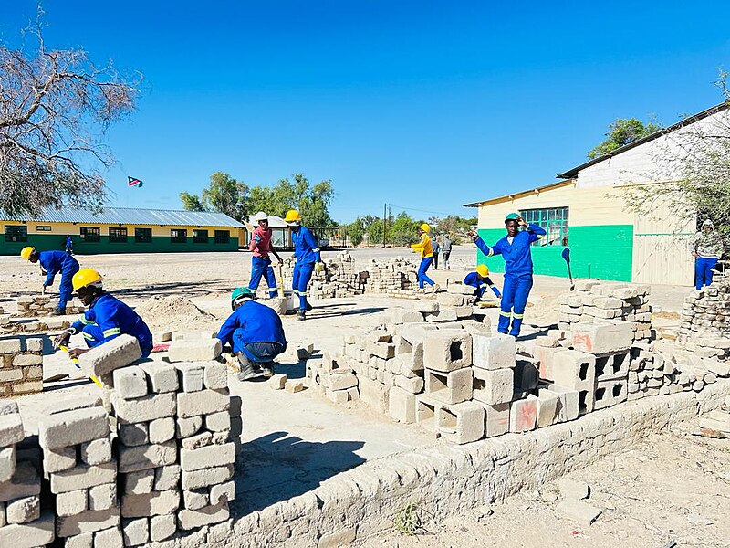 File:Bricklaying and construction learning grounds in Klein Aub Special School 07.jpg