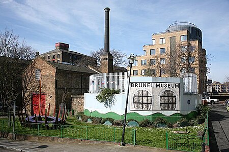 Brunel museum mural