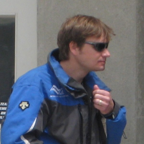Lazier at the Indianapolis Motor Speedway in May 2008 for the 2008 Indianapolis 500.