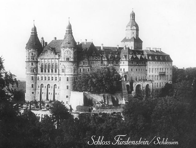 Schloss Fürstenstein in the 1920s