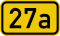 Bundesstraße 27a number.svg