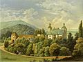 Burg Veynau um 1860, Sammlung Alexander Duncker