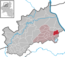 Läget för Burgbrohl i Landkreis Ahrweiler