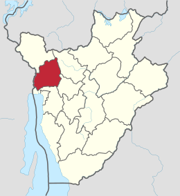 Provincia di Bubanza – Localizzazione