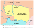 Pretpostavljeni opseg zemalja u kojima su u 8. ili 9. veku vladali župani Bujla i Buta-ul