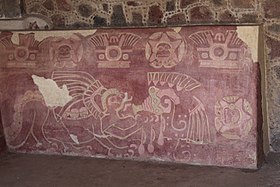 Mural of the Jaguars compound in Teotihuacan.