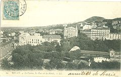 Royat (Puy de Dôme, France), casino, parc et hôtels