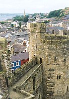 View over the castle to the city