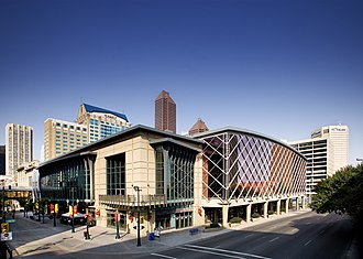 View from Macleod Trail SE Calgary TELUS Convention Centre.jpg