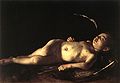 Caravaggio, Sovende Eros 1608
