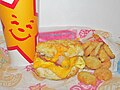 Carl's Jr Bacon Egg and Cheese Biscuit breakfast (28180072243).jpg