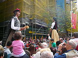 Català: Cavalcada de gegants de les festes de la Mercè del 2008, al tram del carrer Cardenal Casañas, carrer del Pi, carrer Canuda i la Rambla