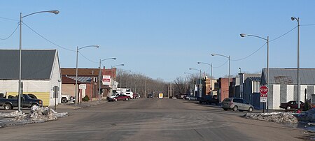 Cedar Rapids, Nebraska Main St E of 4th St.JPG