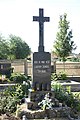 Čeština: Hřbitovní kříž na hřbitově v Ráječku, okr. Blansko. English: Cemetery cross at cemetery in Ráječko, Blansko District.