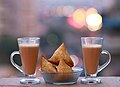 * Nomination: Chai and Samosa – the perfect couple that ever made. It’s a love story that every Indian wants to enjoy every evening. Available at every lane in Indian town and city, they together provide a comforting feel of Indianness and triggers any discussions under the sun. User:Nilanjan Sasmal --Kritzolina 20:47, 5 December 2022 (UTC) * Review Good, but very small and no useful EXIF data. What camera was used to photograph this, and is it downsampled or just cropped? -- Ikan Kekek 21:19, 6 December 2022 (UTC)