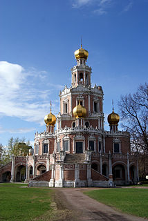 Church of the Intercession at Fili church in Russia