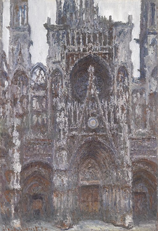Claude Monet, The Portal of Rouen Cathedral, le Portal vu de face (cropped)