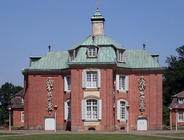 Clemenswerth Palace near Sögel built as a hunting lodge for Clemens August